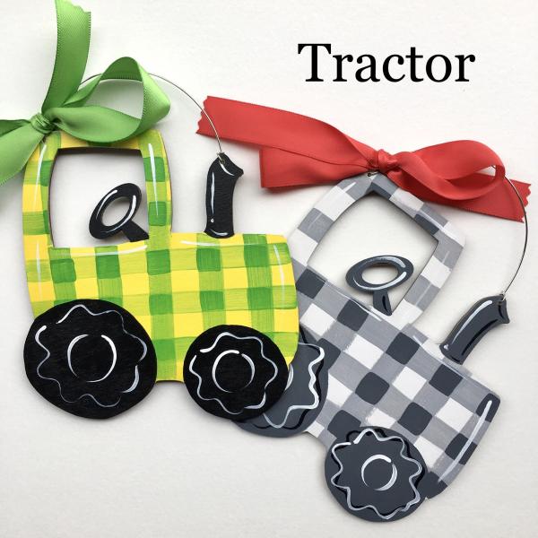 tractor ornament