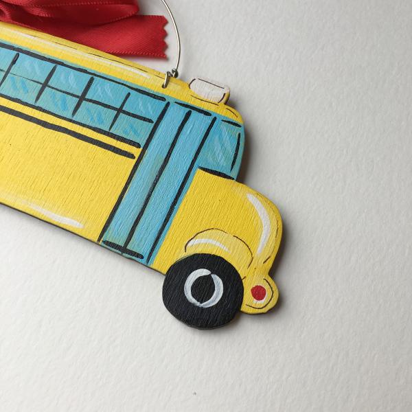 school bus ornament picture