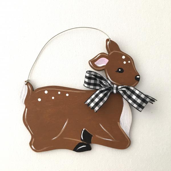 baby deer ornament picture