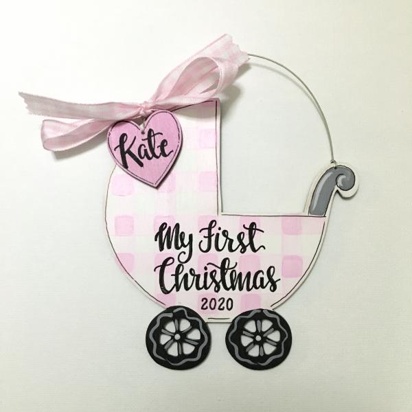 baby carriage ornament picture