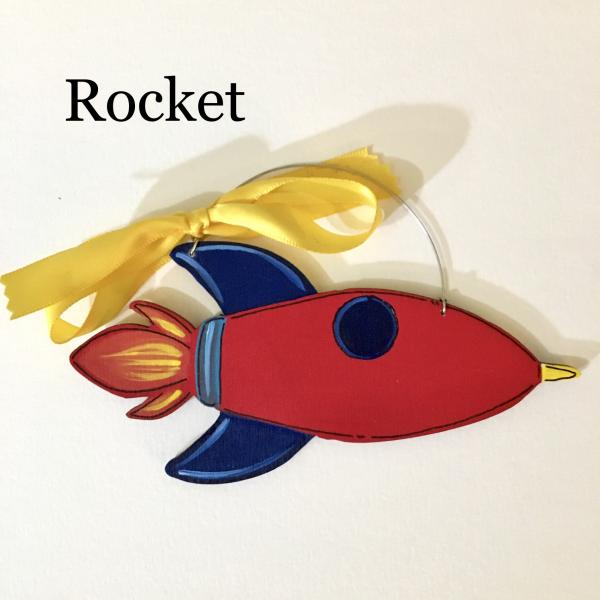 rocket ornament