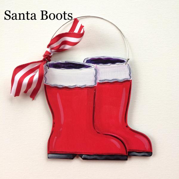santa boots ornament