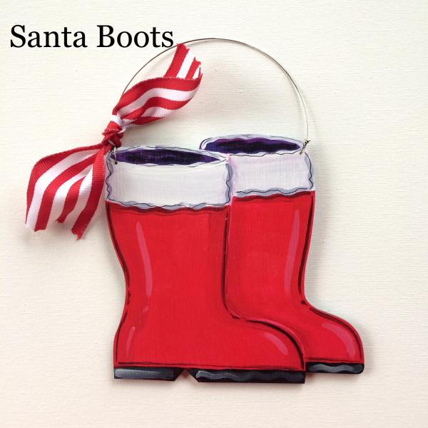 santa boots ornament picture