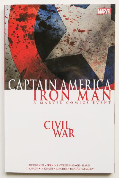 Civil War Captain America / Iron Man A Marvel Comics Event Graphic Novel Comic Book