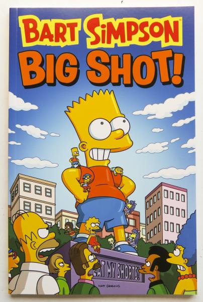 Bart Simpson Big Shot Simpsons Groening Bongo Graphic Novel Comic Book