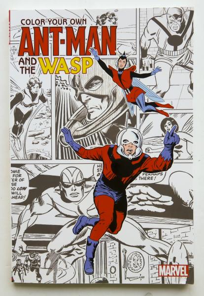 Color Your Own Ant-Man and the Wasp Marvel Coloring Book