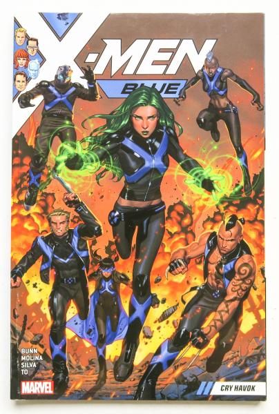 X-Men Blue Cry Havok Vol. 4 Marvel Graphic Novel Comic Book