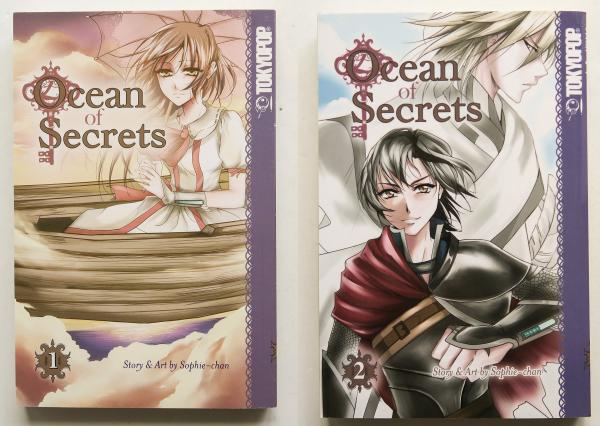 Ocean of Secrets Sophie-chan Vol. 1 & 2 Tokyopop Manga Book Lot