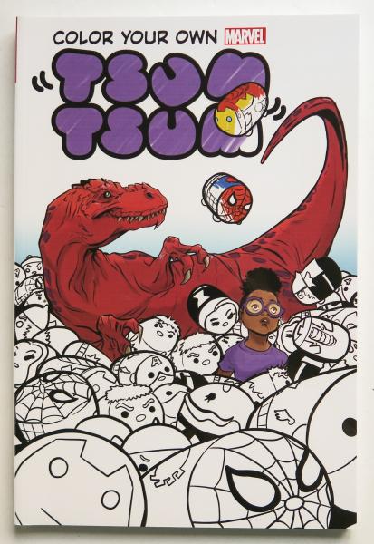 Color Your Own Marvel Tsum Tsum Coloring Book
