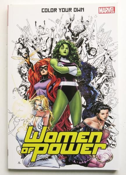 Color Your Own Women of Power Marvel Coloring Book