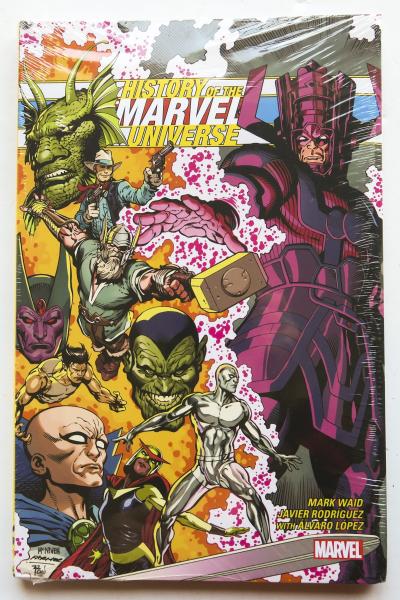 History of the Marvel Universe Graphic Novel Comic Book
