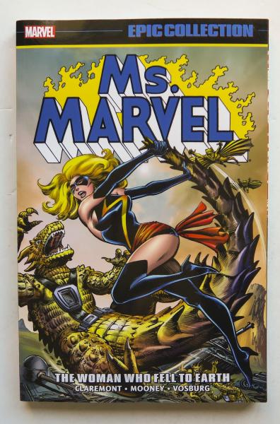 Ms. Marvel The Woman Who Fell To Earth Marvel Epic Collection Graphic Novel Comic Book