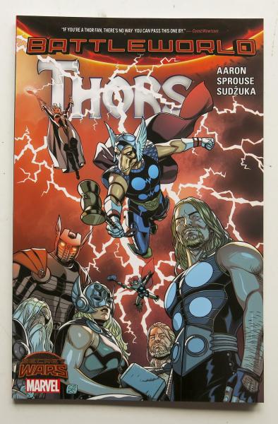 Thors Battleworld Secret Wars Marvel Graphic Novel Comic Book