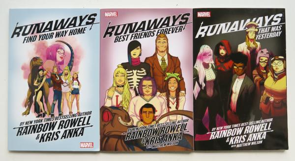 Runaways Vol. 1 2 & 3 Marvel Graphic Novel Comic Book Lot