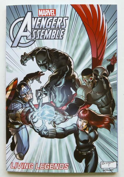Avengers Assemble Living Legends Marvel Graphic Novel Comic Book