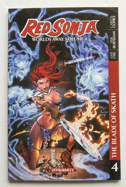 Red Sonja Worlds Away The Blade of Skath Vol. 4 Dynamite Graphic Novel Comic Book