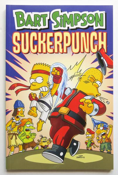 Bart Simpson Suckerpunch Simpsons Groening Bongo Graphic Novel Comic Book