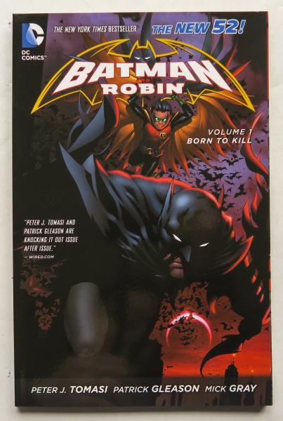 Batman and Robin Vol. 1 Born To Kill The New 52 DC Comics Graphic Novel Comic Book