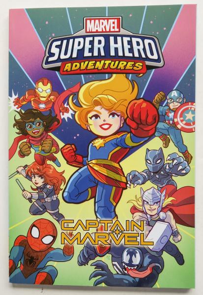 Marvel Super Hero Adventures Captain Marvel Graphic Novel Comic Book