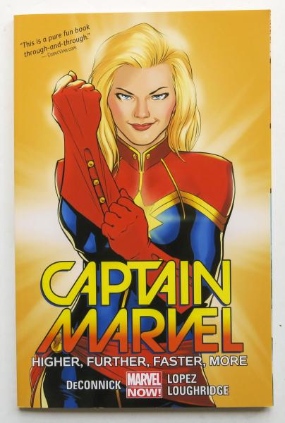 Captain Marvel Higher Further Faster More Vol. 1 Marvel Now Graphic Novel Comic Book