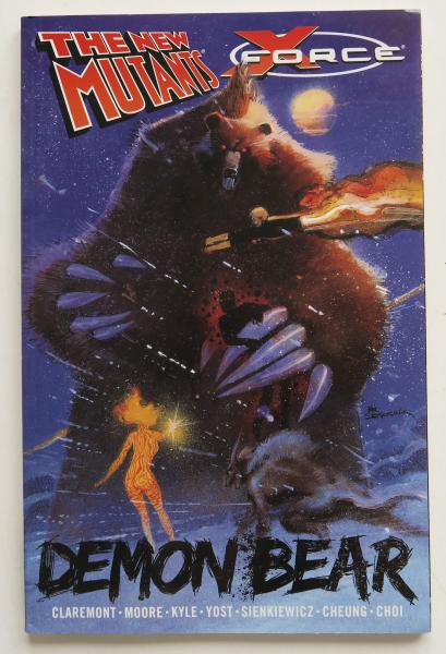 New Mutants X-Force Demon Bear Marvel Graphic Novel Comic Book