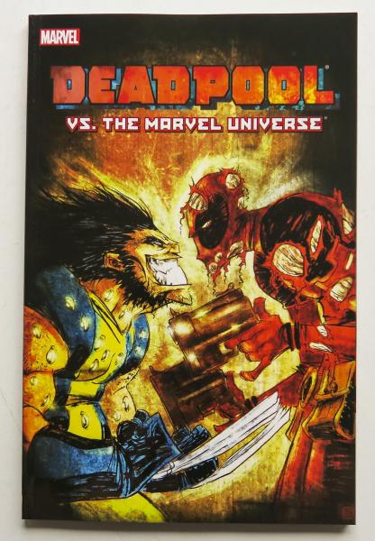 Deadpool Vs. The Marvel Universe Graphic Novel Comic Book