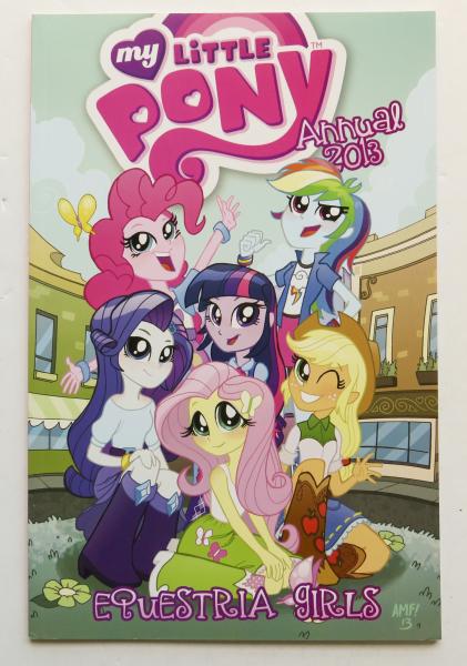 My Little Pony Annual Equestrian Girls 2013 IDW Graphic Novel Comic Book