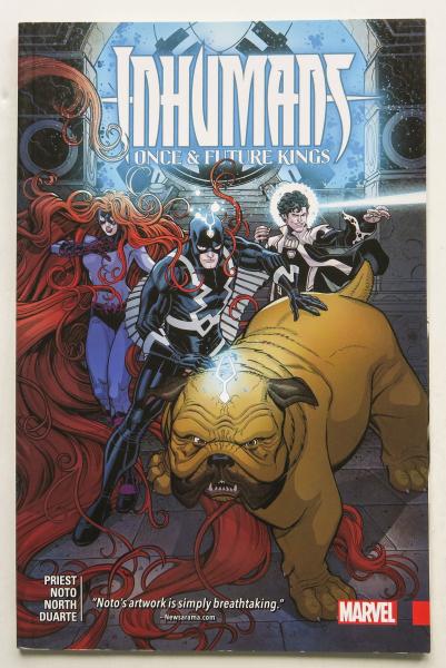Inhumans Once and Future Kings Marvel Graphic Novel Comic Book