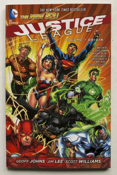 Justice League Vol. 1 Origin The New 52 DC Comics Graphic Novel Comic Book