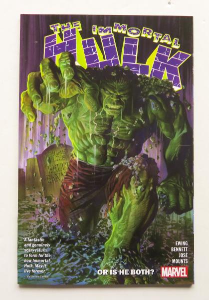 Immortal Hulk Or Is He Both Vol. 1 Marvel Graphic Novel Comic Book