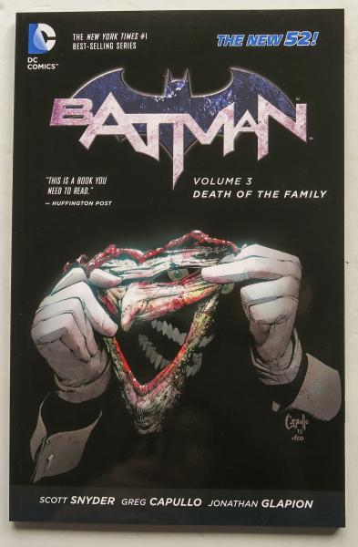 Batman Vol. 3 Death of the Family The New 52 DC Comics Graphic Novel Comic Book