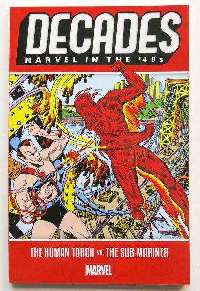 Decades Marvel In The '40s Human Torch Vs. Sub-Mariner Graphic Novel Comic Book