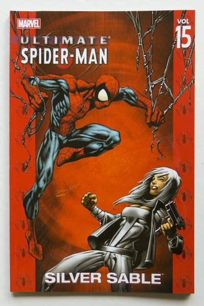 Ultimate Spider-Man Silver Sable Vol. 15 Marvel Graphic Novel Comic Book