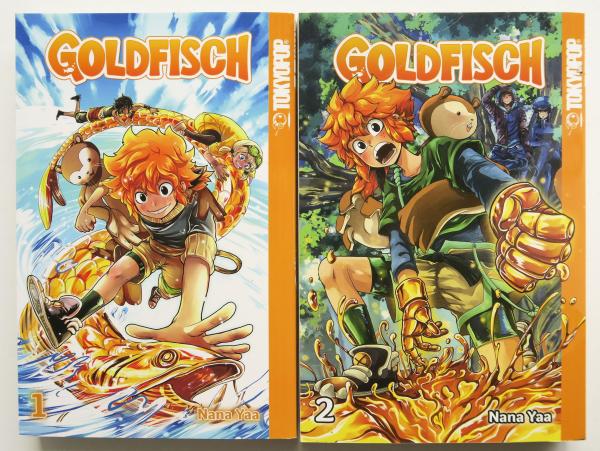 Goldfisch Vol. 1 & 2 Nana Yah Tokyopop Manga Book Lot