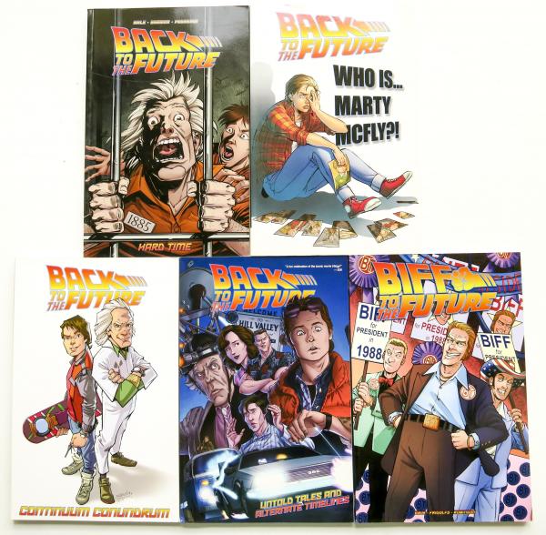 Back To The Future Vol. 1 - 4 + Biff To The Future IDW Graphic Novel Comic Book Lot of 5