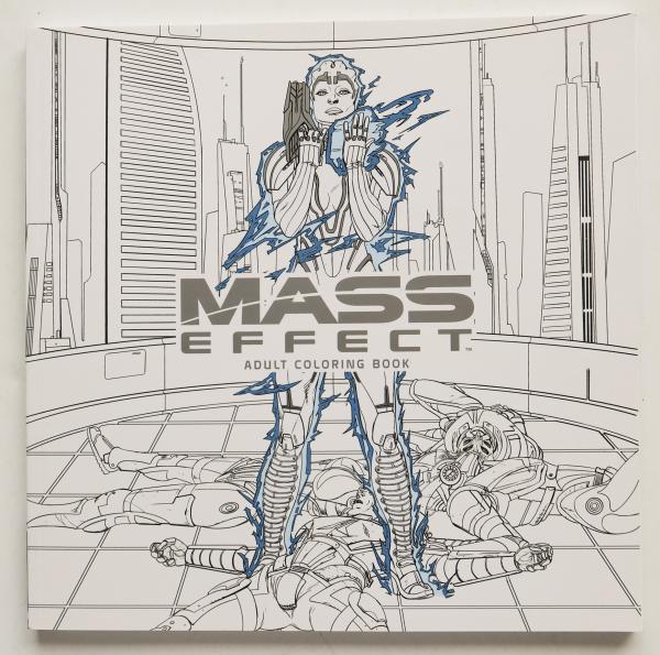 Mass Effect Adult Coloring Book Dark Horse Graphic Novel Comic Book