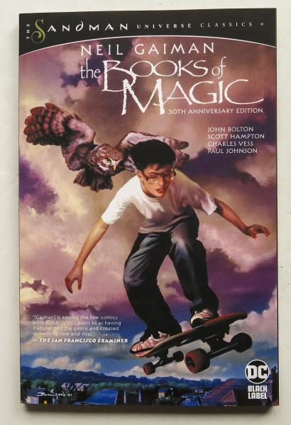 The Books of Magic 30th Anniversary Edition Neil Gaiman DC Black Label Graphic Novel Comic Book