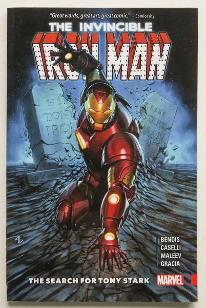 Invincible Iron Man The Search for Tony Stark Marvel Graphic Novel Comic Book