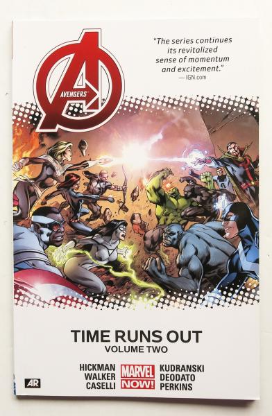 Avengers Vol. 2 Time Runs Out Marvel Now Graphic Novel Comic Book