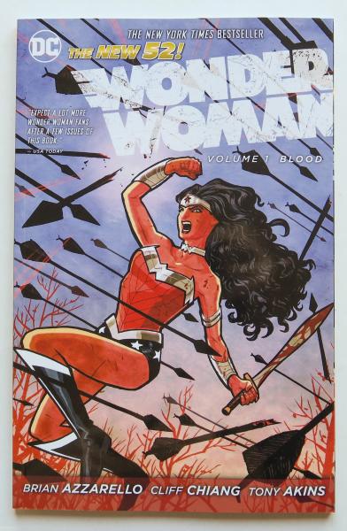 Wonder Woman Vol. 1 Blood The New 52 DC Comics Graphic Novel Comic Book