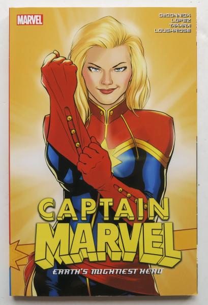 Captain Marvel Earth's Mightiest Hero Vol. 3 Marvel Graphic Novel Comic Book