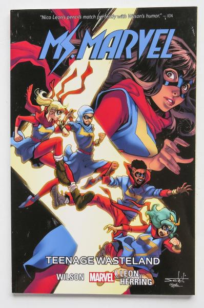 Ms. Marvel Teenage Wasteland Vol. 9 Marvel Graphic Novel Comic Book