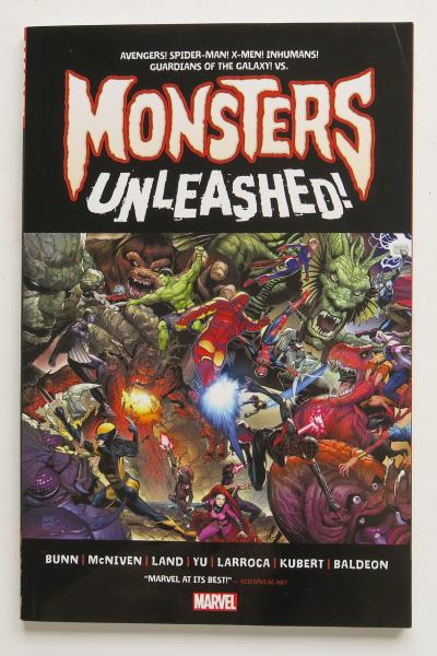 Monsters Unleashed Marvel Graphic Novel Comic Book