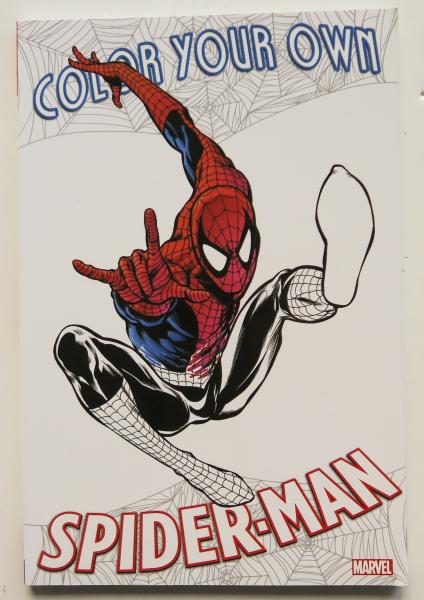Color Your Own Spider-Man Marvel Coloring Book