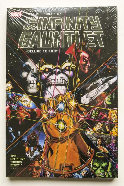 The Infinity Gauntlet Deluxe Edition Marvel Graphic Novel Comic Book