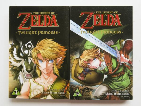 The Legend of Zelda Twilight Princess Vol. 1 & 2 Akira Himekawa Viz Media Manga Book Lot