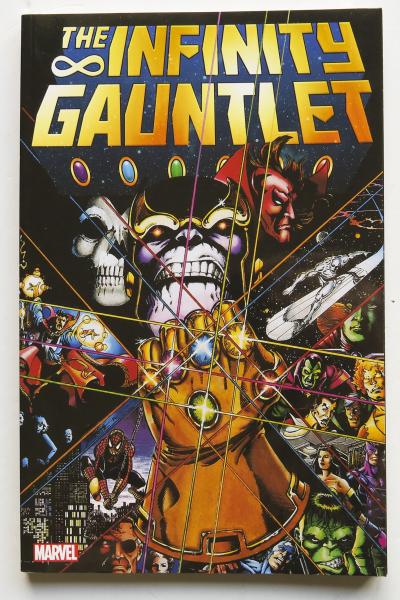 Infinity Gauntlet Starlin Prerez Lim Marvel Graphic Novel Comic Book