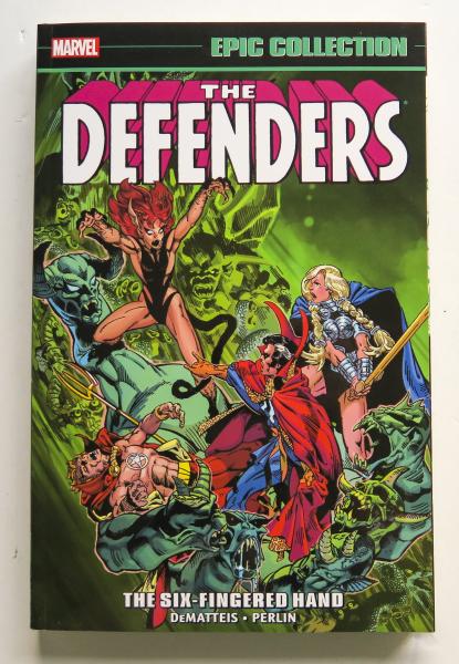 Defenders The Six-Fingered Hand Marvel Epic Collection Graphic Novel Comic Book