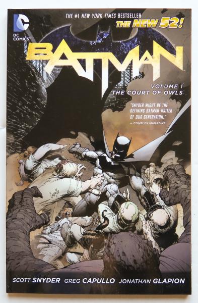 Batman Vol. 1 The Court of Owls The New 52 DC Comics Graphic Novel Comic Book
