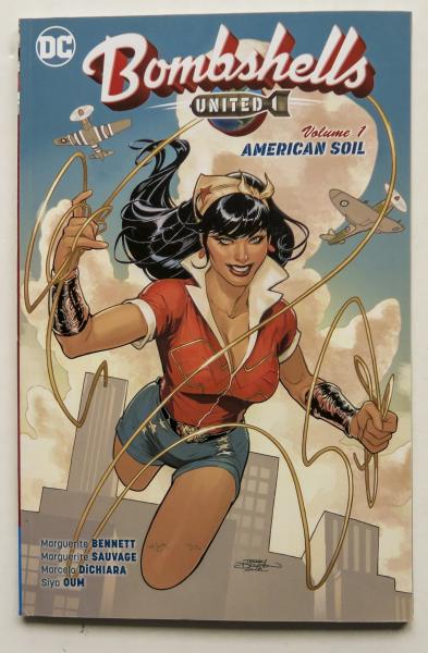 Bombshells United Vol. 1 American Soil DC Comics Graphic Novel Comic Book